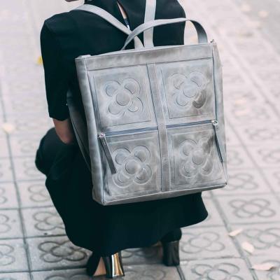 Barcelona tile bag-backpack