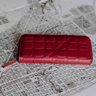 Wallet and Purse Barcelona Street Map