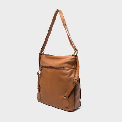 Bolso - mochila de piel ( 2 en 1)