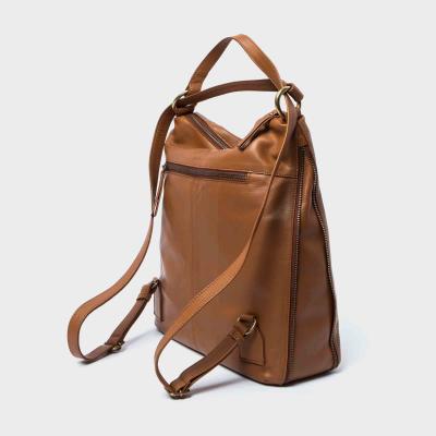 Bolso - mochila de piel ( 2 en 1)