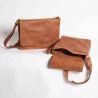 Men's leather shoulder bag