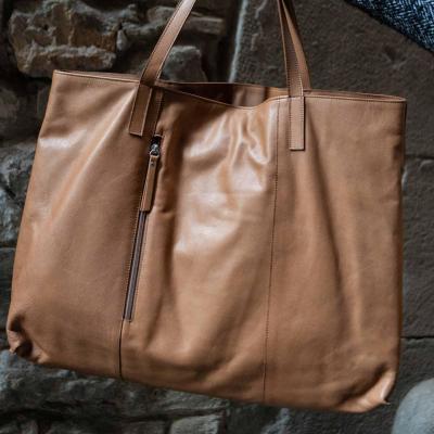 Bossa de pell shopper